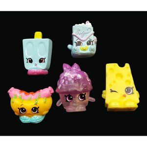 Shopkins Season 1 Lot of 5 Figurines Exclusive K04 AP